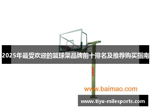 2025年最受欢迎的篮球架品牌前十排名及推荐购买指南